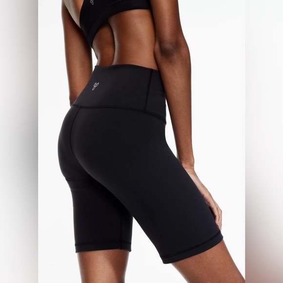 NWOT Aritzia Atmosphere Hi-Rise 9" Inseam Biker Shorts Bright Blue Medium - Picture 8 of 10